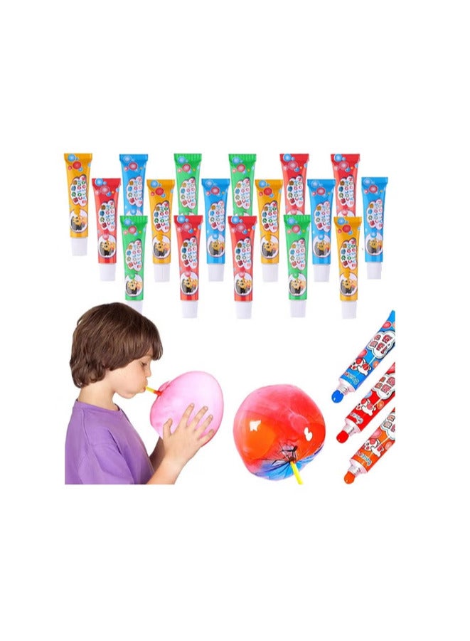 FLOWING 20PCS Blow Plastic Bubbles Toy Set, Large Bubble Balloons Bubble Blowing Products Collection Kid-Friendly Bubble Blowing Toys for Kids Outside Party Birthday Gift Toddler Outdoor Toys(Random Number of Each Color)  - Image 1