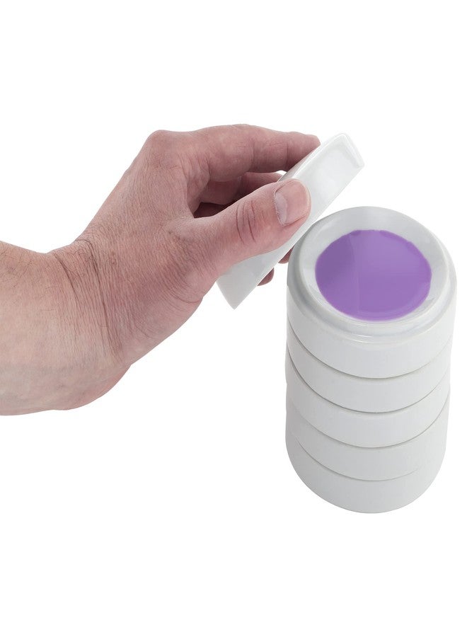 Creative Mark Glazed Stacking Style Nesting Palettes Porcelain Paint Palette Tray for Watercolor, Gouache, Color-Mixing - Paint Tray for Kids and Adults - 1 Pack - Image 3