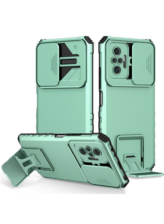 The Bros Case For Xiaomi Redmi Note 10 Pro 4G Stereoscopic Holder Sliding Camshield Phone Case