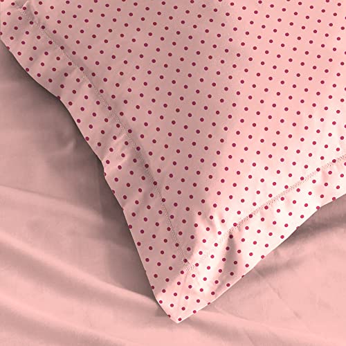 Mytrident Urban Comfort Pillow Covers Set of 2, 144 TC, 100% Cotton, Party Mood Pink - Image 4