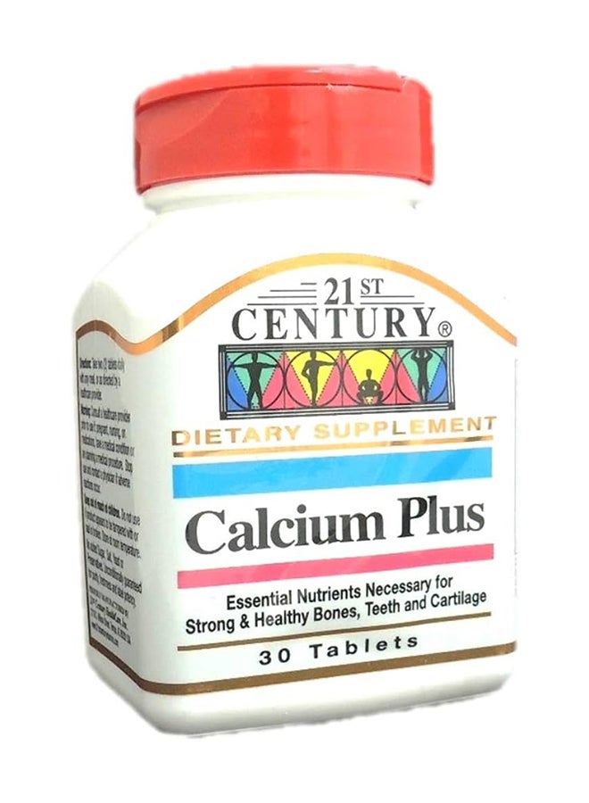21st Century أقراص كالسيوم بلس 30 قرص