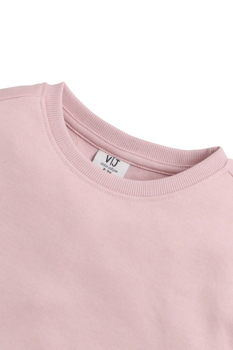 victor and jane "Boys Cotton Interlock Tee &amp; Shorts Set – Peach "