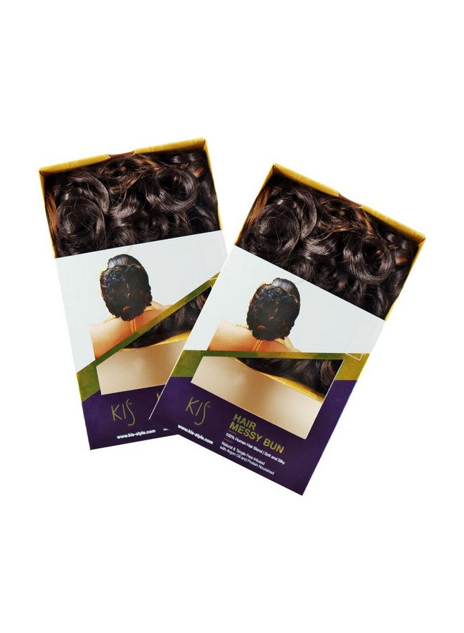 KIS Hair Bun Hair Accessories Extension Hair For Women Artificial Hair Bun For Women Rubber Bands For Women False Hair Messy Bun Scrunchie Hair Scrunchies For Women Bun (Md3 Nb) - Image 5