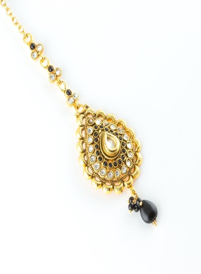 Vama Fashions Papadbilla Mang teeka tika Maangtika Maang Tikka for Women Stylish Latest - Image 2