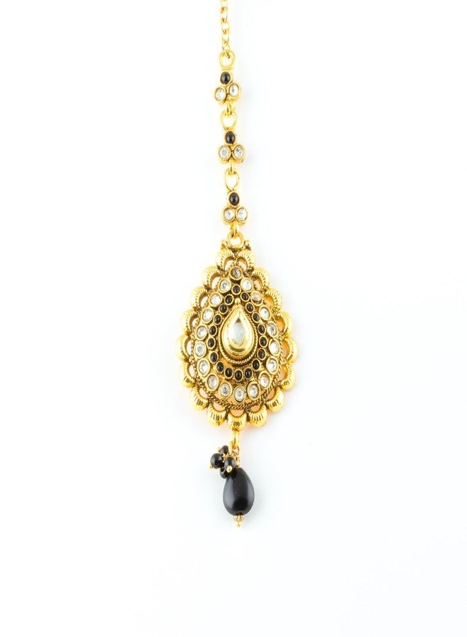 Vama Fashions Papadbilla Mang teeka tika Maangtika Maang Tikka for Women Stylish Latest - Image 1
