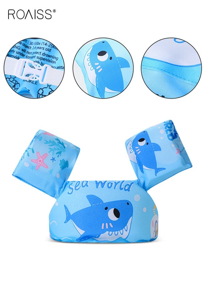 roaiss Swim Float Vest for Kids, Toddler Pool Floaties with Adorable Patterns, Swim Jacket with Arm Water Wings, Cartoon Swim Training Equipment  - Image 2