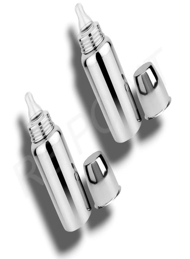 RB POINT Safe Sipping: Stainless Steel Bottles with Travel Caps for Newborns Feeding Bottle for Milk Drinks Zero Plastic - Image 1