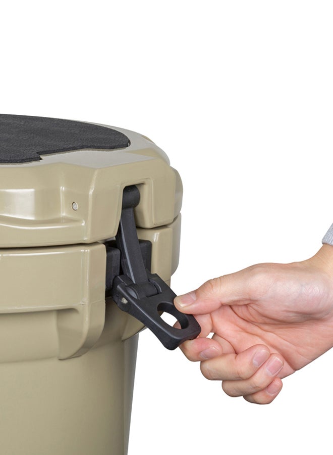 DPT Plastic thermos for cold Liquids Polyethylene water thermos Brown capacity 19 L Size 43.5*40.5*42.6 Cm  - Image 5
