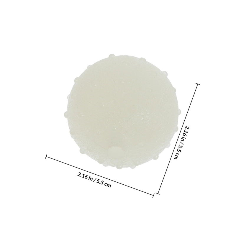 Glow In Low Light Pet Ball 6cm TPR Squeaky Bounce Fetch Toy For Small Medium Dogs - Image 3
