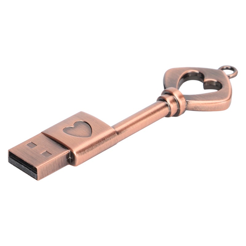 Heart Shaped Flash Disk: 4Mb-20Mb/S Transfer Rate, Plug And Play, Waterproof Metal Portable Thumb Drive for Desktop, Laptop, Tablet, TV, Speaker File Backup & Media Storage - Image 5