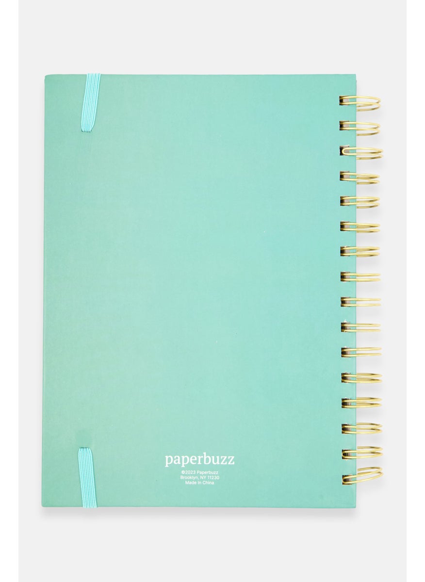 Paperbuzz Spiral Notebook With Pen, Green Combo  - Image 4