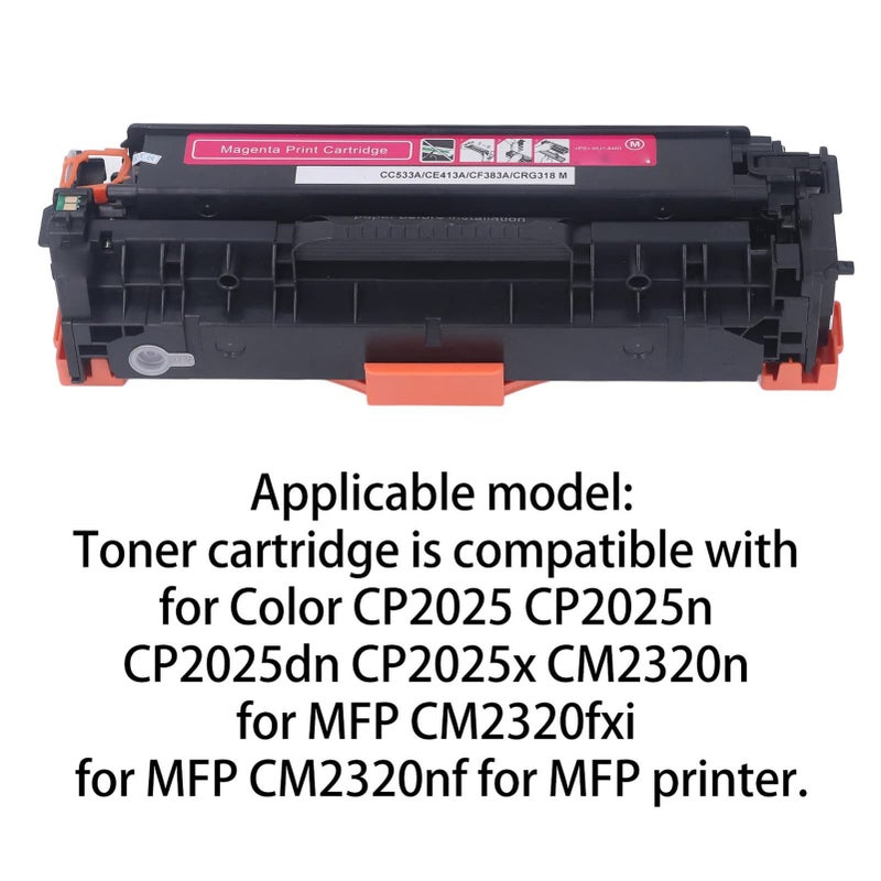 High Yield Magenta Toner Cartridge 3500 Pages for Color Laserjet Printers ABS Material - Image 5