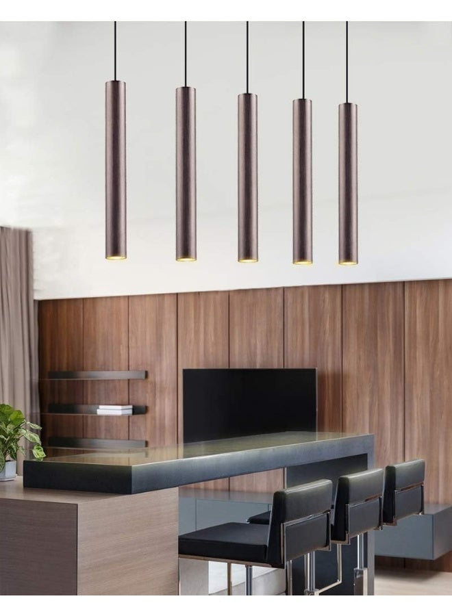 Phube  Led Pendant Light Nordic Long Tube Hanging Lamp Minimalist Creative Ceiling Lamp Modern Art Decor Lighting Fixture For Dining Room Kitchen Island - Image 2