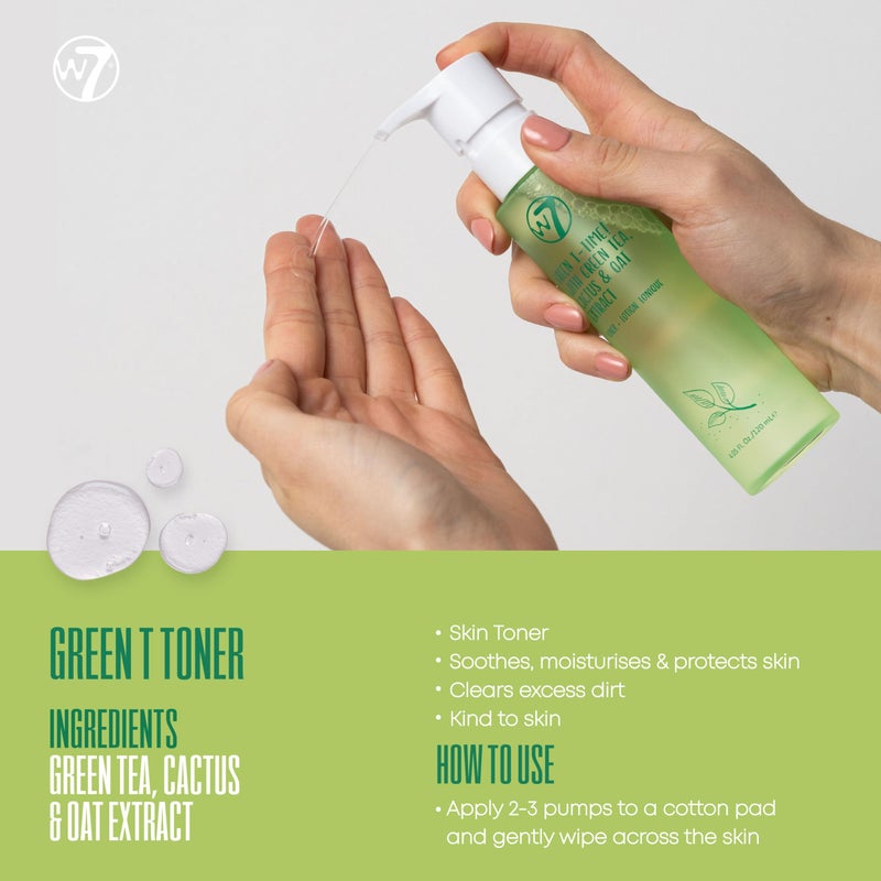 W7 Skin Refresh Skincare Set | Face Cleanser, Toner, Serum & Moisturizer | Hydrating & Glow Boosting Routine | Full Size, Long Lasting Products to Use at Home - Image 4