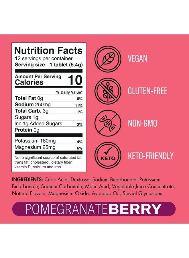 Plink! Fizzy Electrolyte Drink Tablets for Daily Hydration - 12ct Electrolyte Tablets + Sodium, Potassium, Magnesium, Low-Calorie, Low-Sugar Keto Electrolytes Powder Hydration Packets Water Flavoring - Image 4