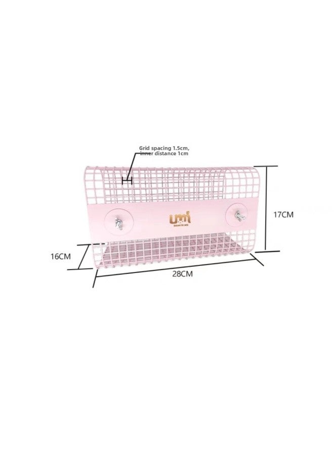 Aerial Tunnel, Channel Arch, Round Shelter, Fixable, Staircase, Rabbit, Pig, Chinchilla Toy Rabbit-Color:Pink Square  - Image 1