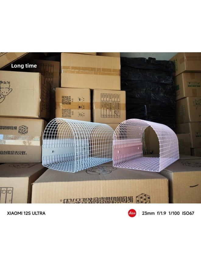 Aerial Tunnel, Channel Arch, Round Shelter, Fixable, Staircase, Rabbit, Pig, Chinchilla Toy Rabbit-Color:Pink Square  - Image 3