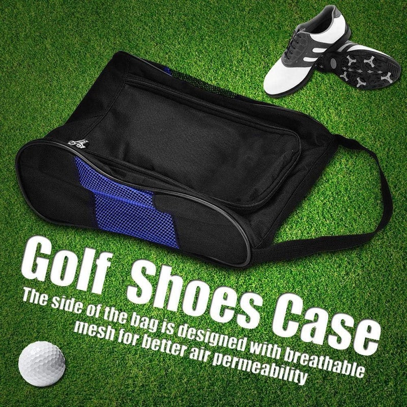 ZERONE Portable Golf Shoes Bag Breathable Dust-Proof Storage Organiser Zippered Shoe Bag with Pocket for Storing Sports Accessories Unisex - Image 3