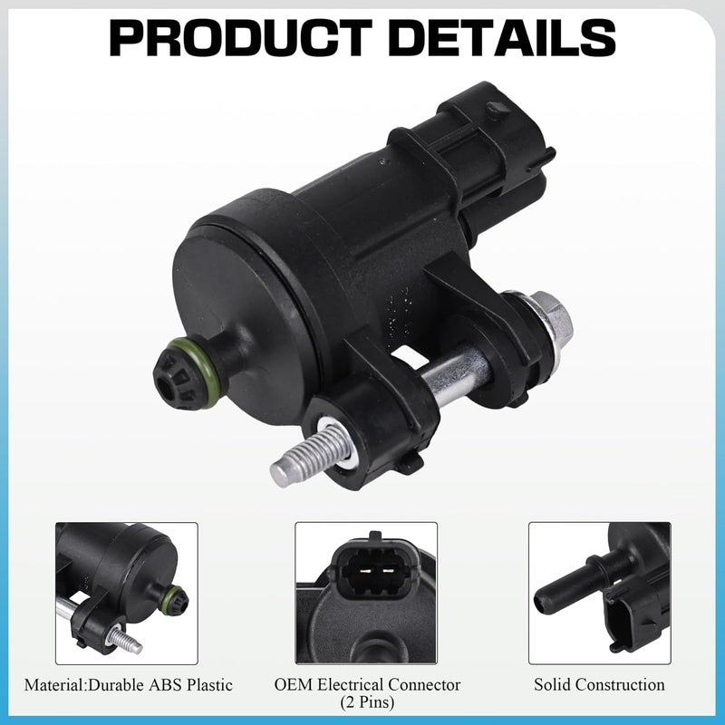 Vapor Canister Purge Valve - Compatible with Buick Enclave, LaCrosse, Cadillac ATS, CTS, SRX, XTS, Chevy Caprice, Equinox, Impala, GMC Acadia, Canyon, Terrain - Replaces 12610560, 12690512, 911082 - Image 3