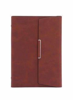 Excefore A5 3-Folds Loose-Leaf Notebook Business Office Diary 235 * 175mm Brown  - Image 1