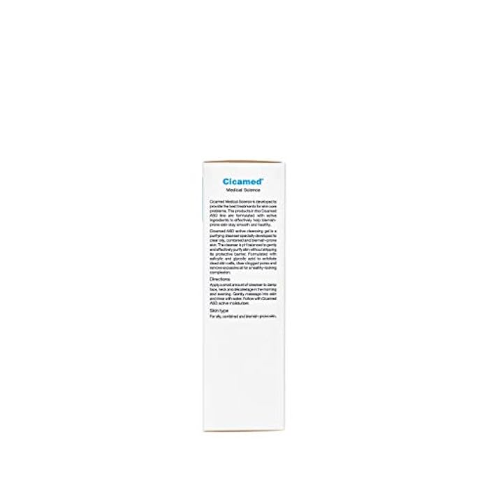 Cicamed ASD Acne Cleansing Gel - Cleanser with Glycolic & Salicylic Acid for Oily & Blemish-Prone Skin - Gentle Face Wash to Exfoliate & Unclog Pores - 3.4 fl. oz (100 ml) - Image 2