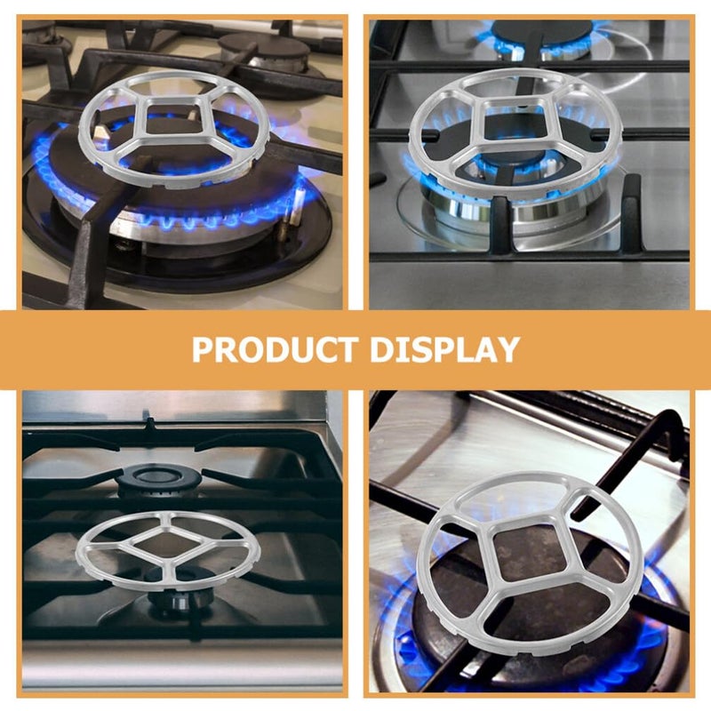 2Pcs Non Slip Alloy Pot Stand For Gas Stove Heat Resistant Wok Support Rack - Image 5