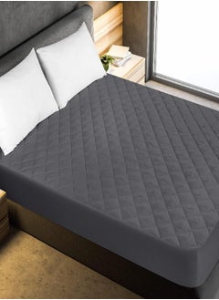 Utopia Bedding Utopia Bedding Quilted Fitted Mattress Pad (Queen, Grey) - Elastic Fitted Mattress Protector - Mattress Cover Stretches up to 16 Inches Deep - Machine Washable Mattress Topper  - Image 3