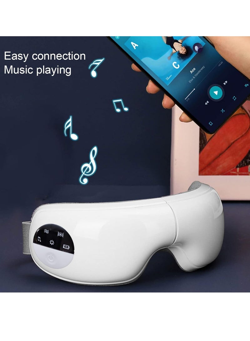 ELTRAZONE "Smart Eye Massager – Foldable Eye Mask with 5 Modes, Anti-Fatigue Heating, Elastic Straps, Rechargeable for Dry Eyes, Dark Circles, Migraines, and Eye Strain – Perfect Gift for Her" - Image 4