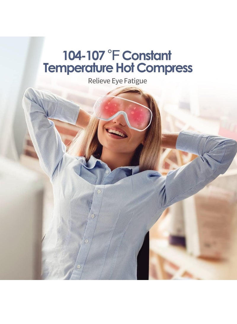 ELTRAZONE "Smart Eye Massager – Foldable Eye Mask with 5 Modes, Anti-Fatigue Heating, Elastic Straps, Rechargeable for Dry Eyes, Dark Circles, Migraines, and Eye Strain – Perfect Gift for Her" - Image 3