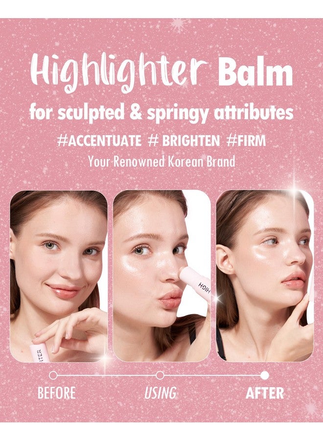 Kahi Highlighterskinilluminating Highlighter Makeup Stick Longlasting Pink Highlighter Makeup Korean Highlighter Stick For Aginglines Improvement Moisturizing Highlight Stick (0.30 Fl. Oz) - Image 2