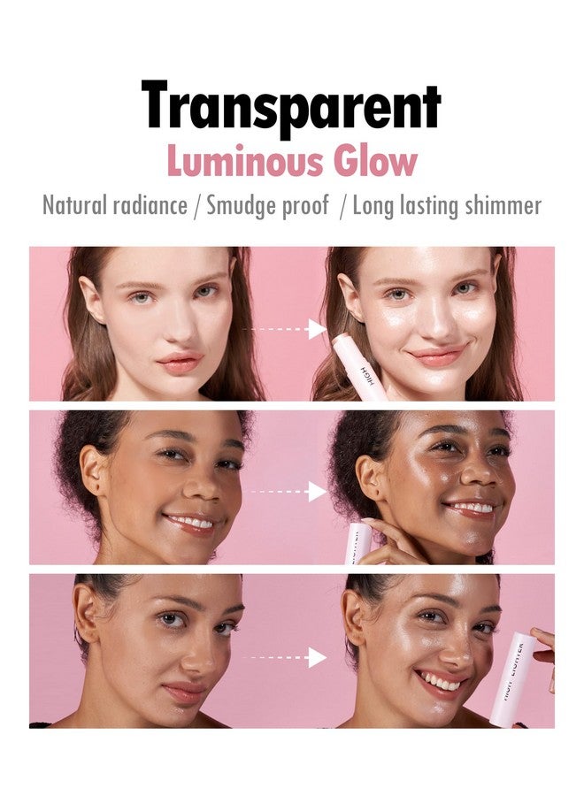 Kahi Highlighterskinilluminating Highlighter Makeup Stick Longlasting Pink Highlighter Makeup Korean Highlighter Stick For Aginglines Improvement Moisturizing Highlight Stick (0.30 Fl. Oz) - Image 3