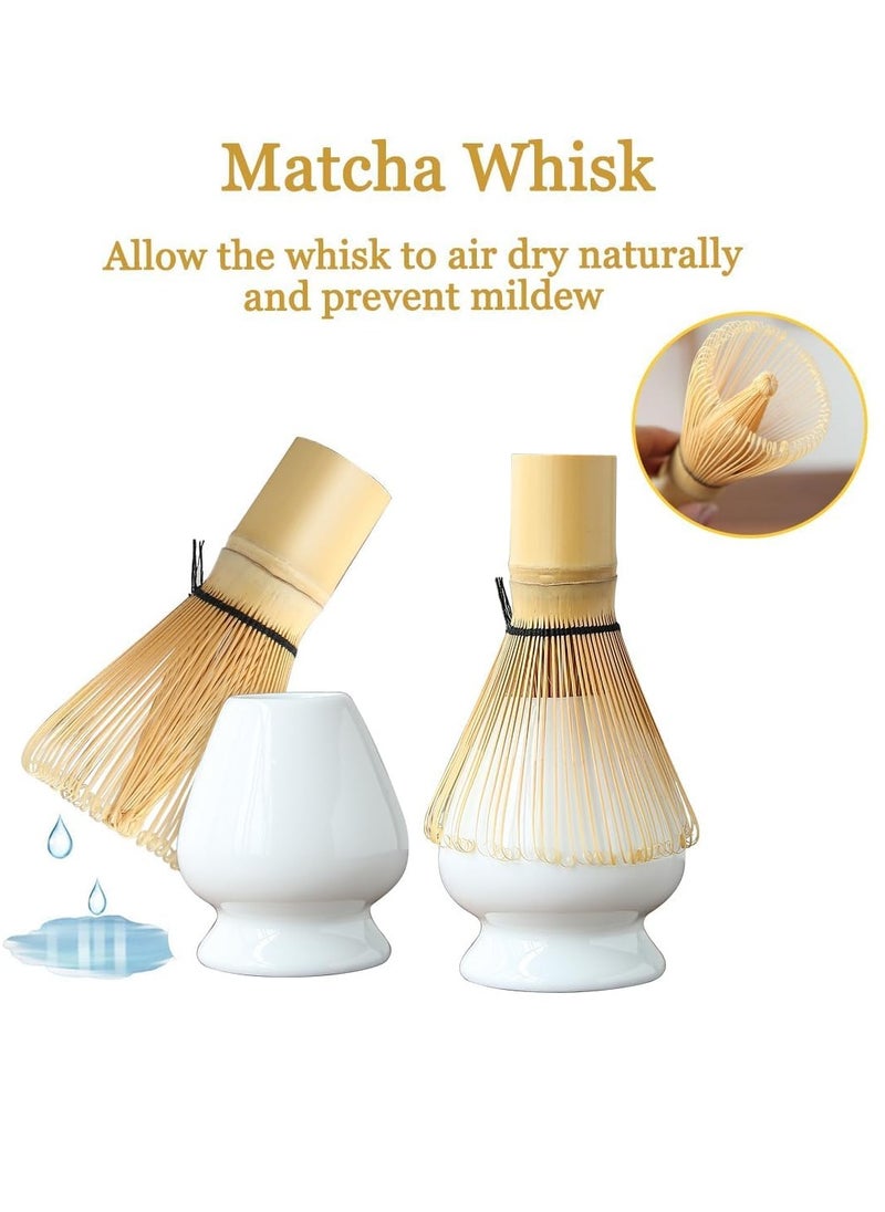 WENTCCION Matcha Tea Set Matcha Bowl and Whisk set Matcha Starter Kit Matcha Ceremony Kit Japanese Tea Ceremony Set for Matcha Making  - Image 2