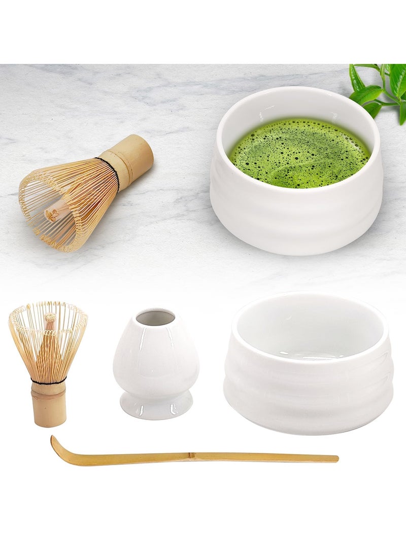 WENTCCION Matcha Tea Set Matcha Bowl and Whisk set Matcha Starter Kit Matcha Ceremony Kit Japanese Tea Ceremony Set for Matcha Making  - Image 5