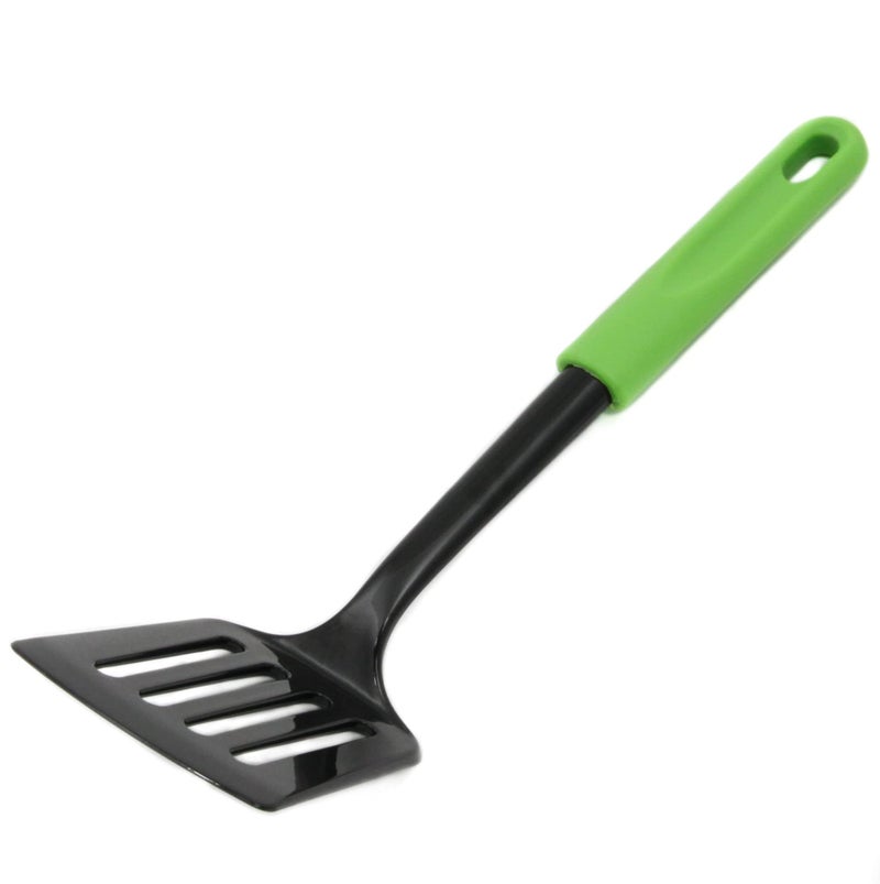 Chef Craft Basic Nylon Spatula/Turner, 11.5 inch, Green - Image 1
