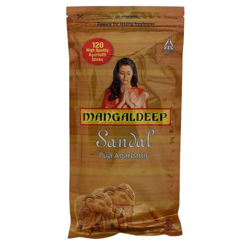 Mangaldeep Puja Agarbatti, Sandal, 60 Sticks (Pack of 2) - Image 5