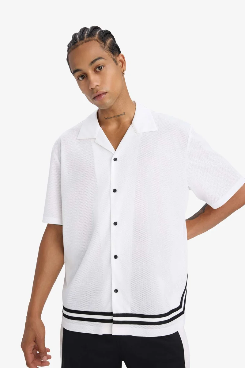 ديفاكتو DeFactoFit Oversize Back Printed Printed Sports T-Shirt