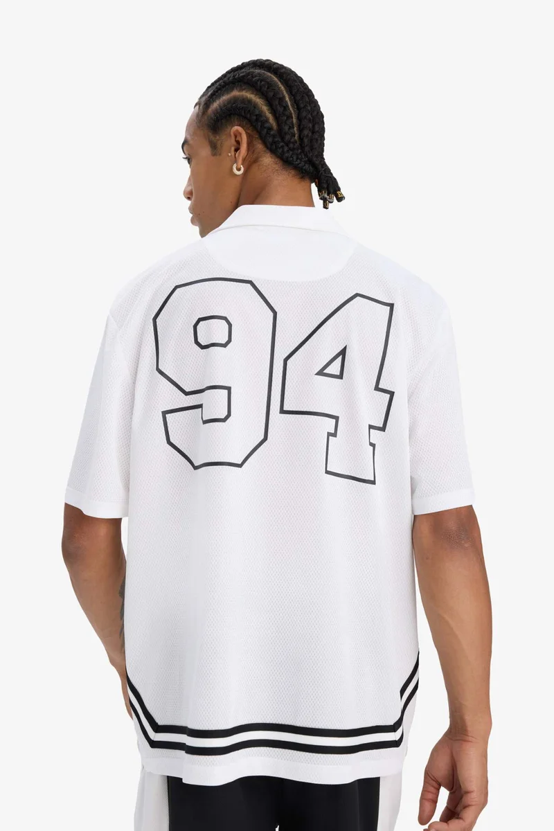 DeFacto DeFactoFit Oversize Back Printed Printed Sports T-Shirt