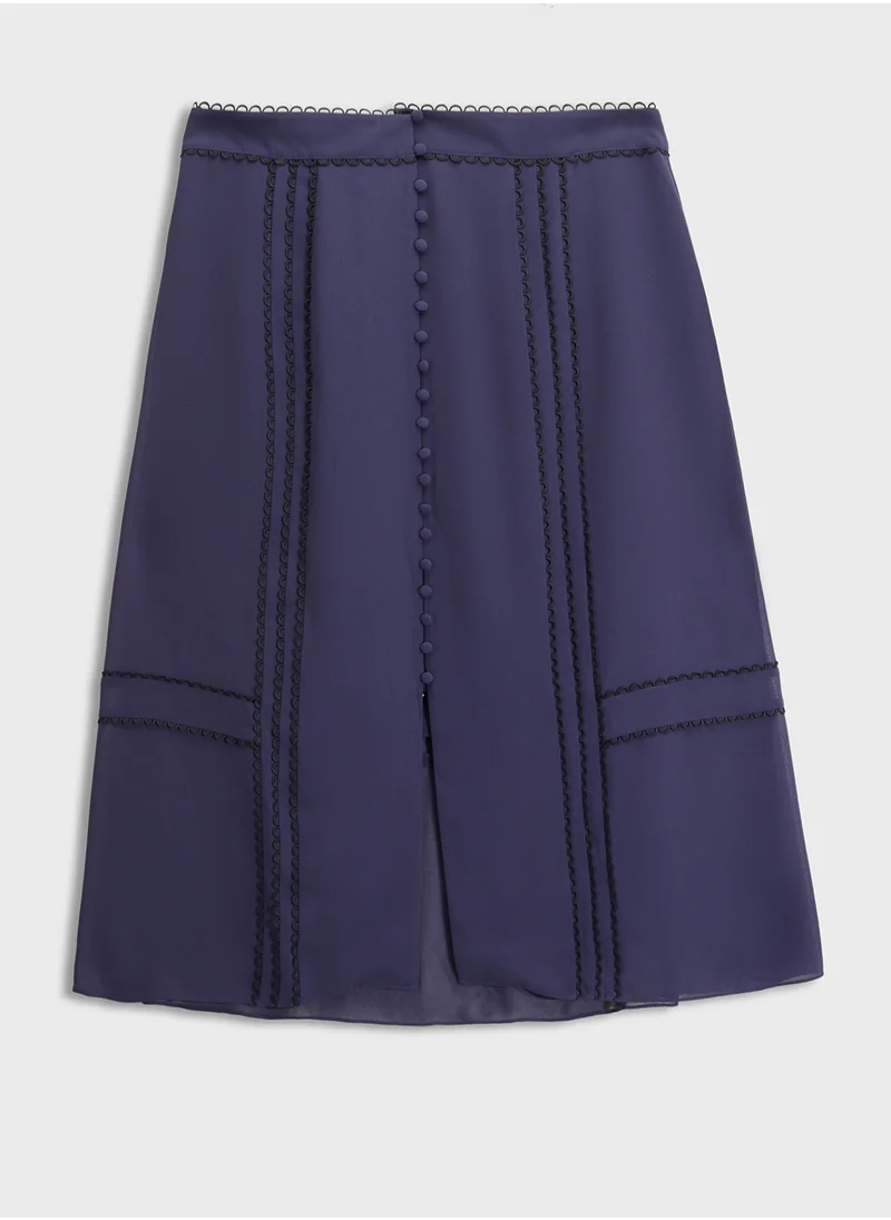 تيد بيكر Front Slit Tiered Skirts