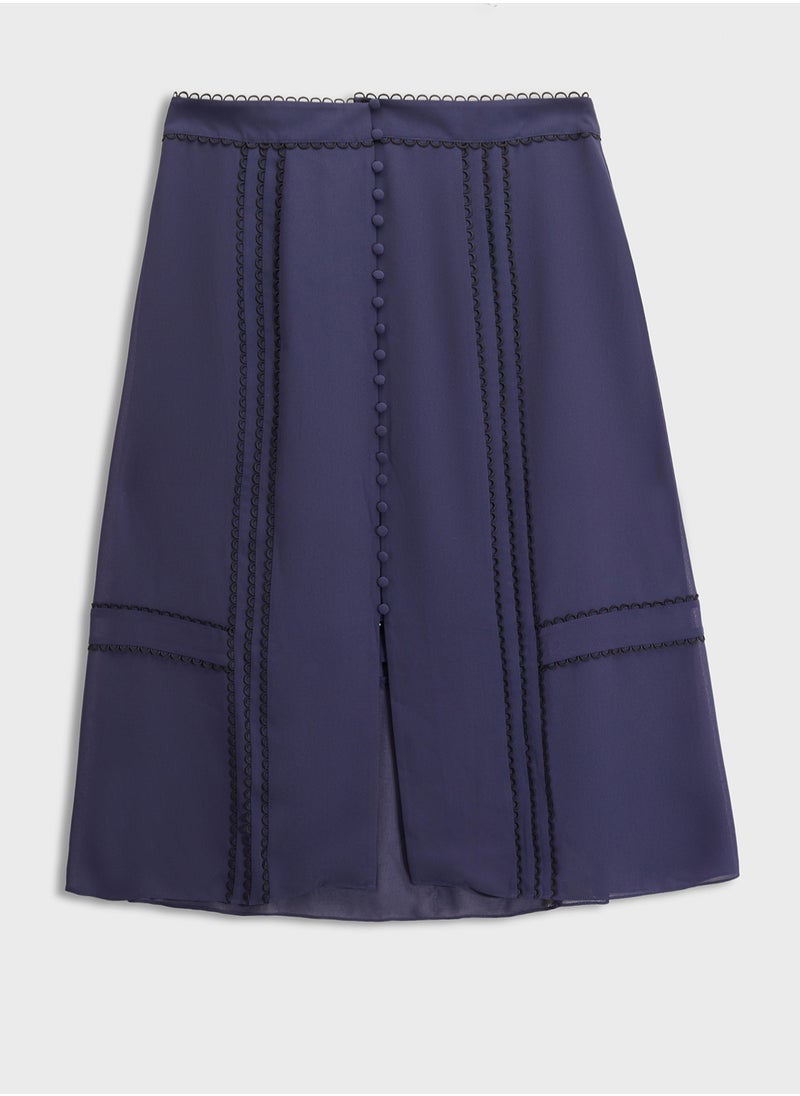 Ted Baker Front Slit Tiered Skirts  - Image 1