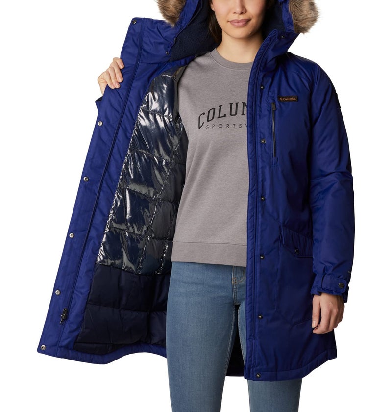 Columbia Women's Suttle Mountain Long Insulated Jacket, Dark Sapphire, Medium - Image 5