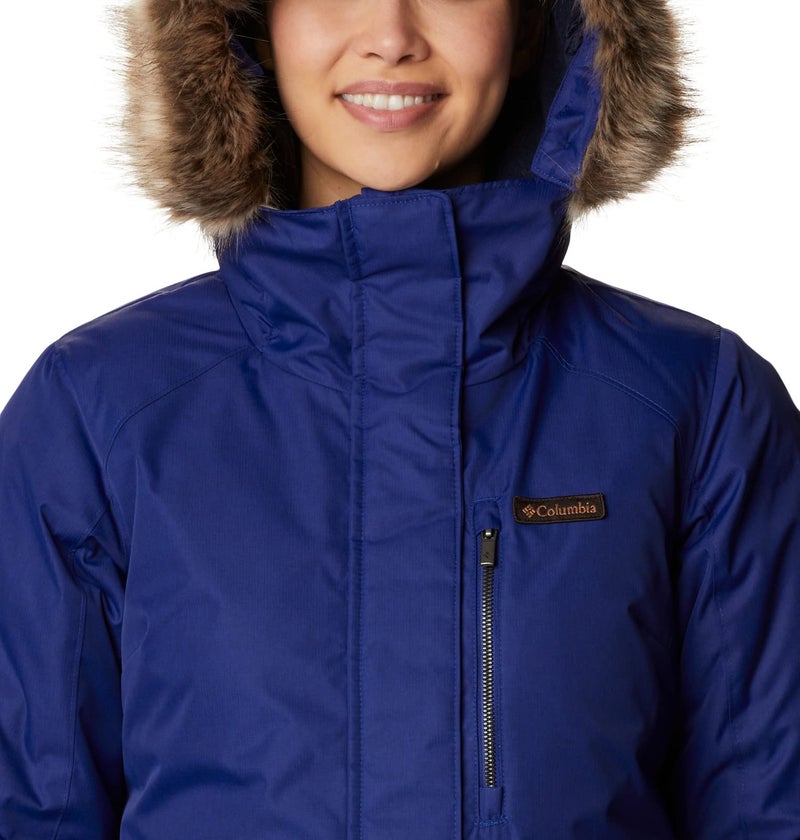 Columbia Women's Suttle Mountain Long Insulated Jacket, Dark Sapphire, Medium - Image 4