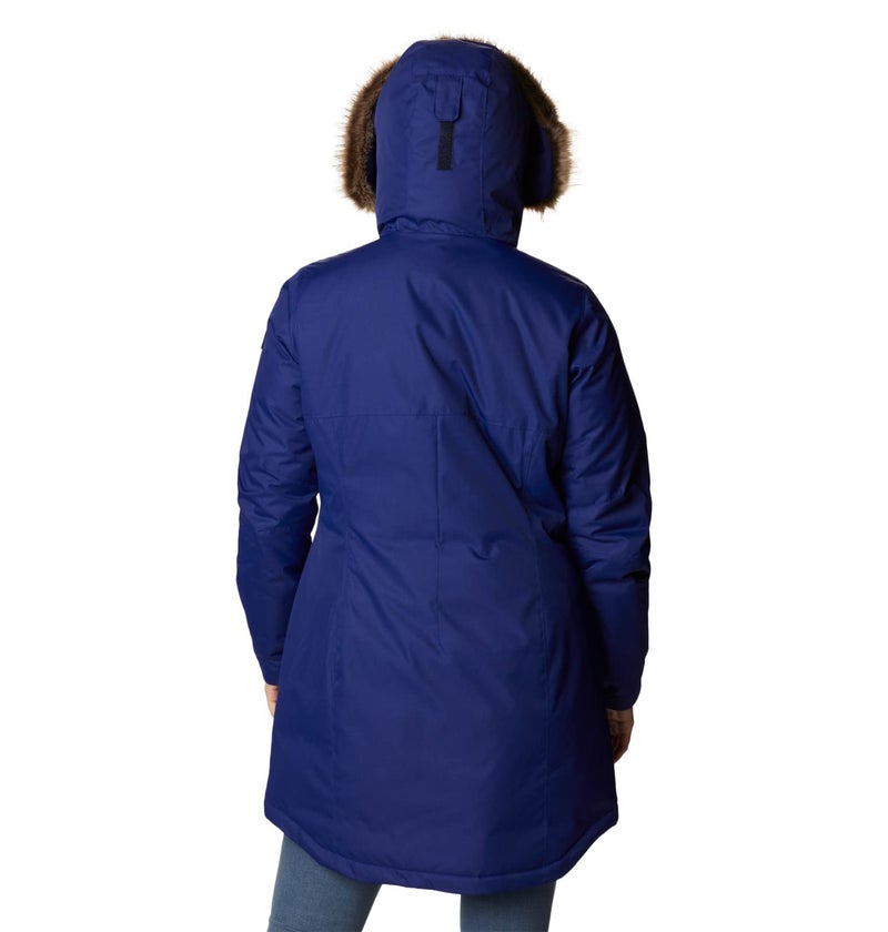 Columbia Women's Suttle Mountain Long Insulated Jacket, Dark Sapphire, Medium - Image 2