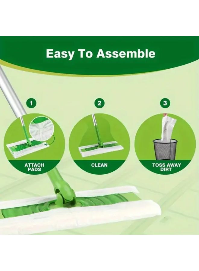 100 Pcs Electrostatic Dry Sweeping Cloths Disposable Dust Free Paper Wet and Dry for Floor Cleaning - Image 5