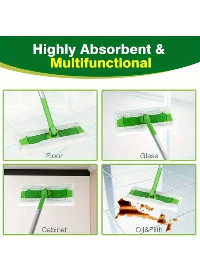 100 Pcs Electrostatic Dry Sweeping Cloths Disposable Dust Free Paper Wet and Dry for Floor Cleaning - Image 3