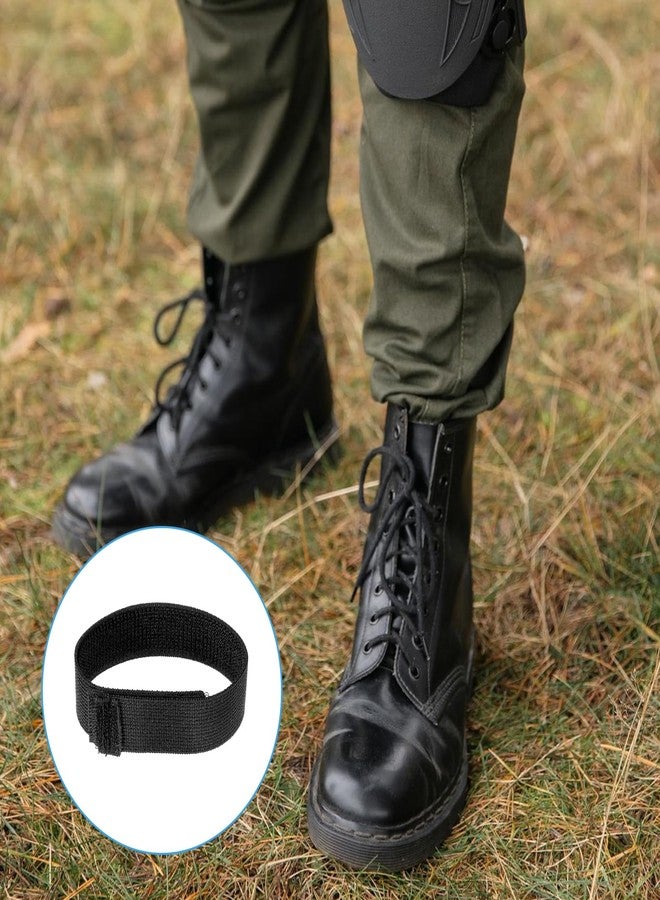 Aeaocvo 4Pcs Boot Straps, Elastic Boot Blouses, Bike Trouser Clips, Ankle Pant Garters, Adjustable Boot Blousers for Gardening Hiking Cycling Fishing Running Hunting - Image 4
