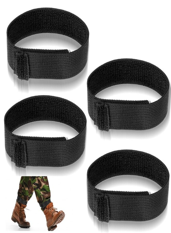 Aeaocvo 4Pcs Boot Straps, Elastic Boot Blouses, Bike Trouser Clips, Ankle Pant Garters, Adjustable Boot Blousers for Gardening Hiking Cycling Fishing Running Hunting - Image 1