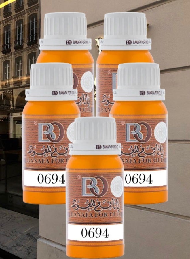 Banafa 5 Pieces Perfume Oil No.0694 100grams - Image 1