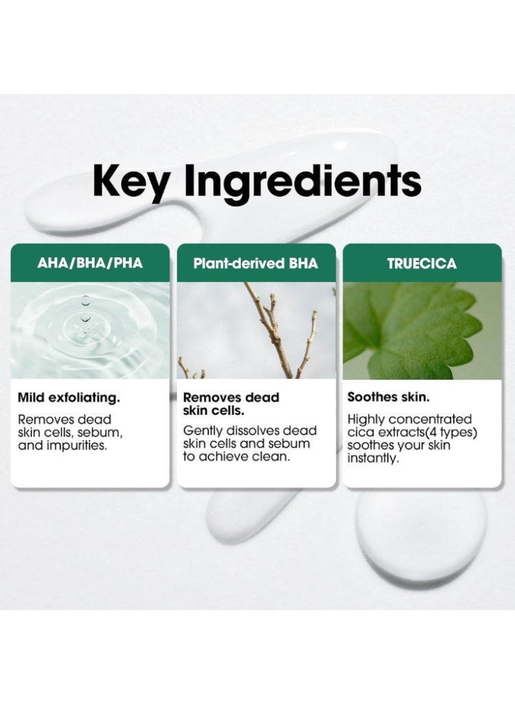 Some By Mi AHA BHA PHA 30 Days Miracle Truecica Clear Pad 70 Pads – Acne & Blemish Exfoliating Toner Pads for Oily Skin 125mlCount - Image 5