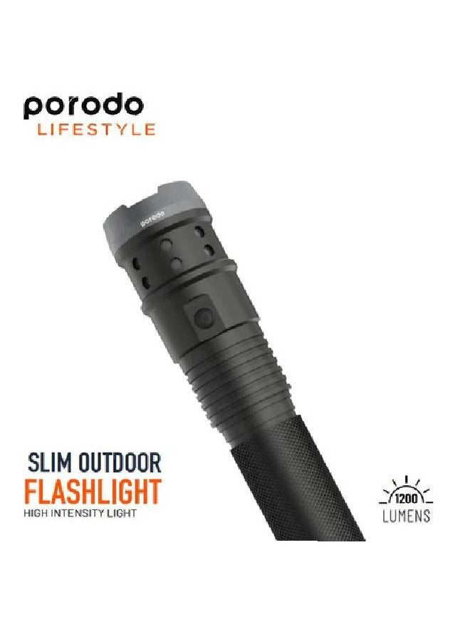porodo Porodo Slim Outdoor Flashlight High Intensity Light 1200 lumens  - Image 3