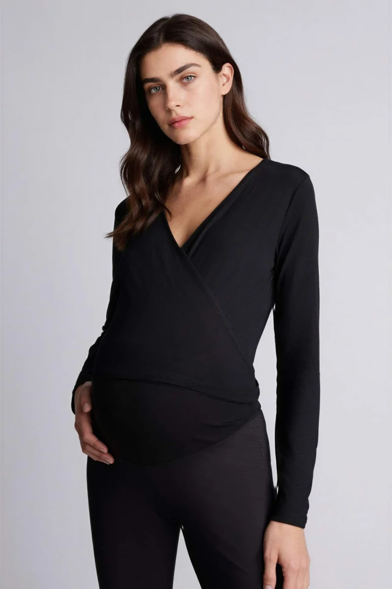 ديفاكتو Regular Fit Long Sleeve Top
